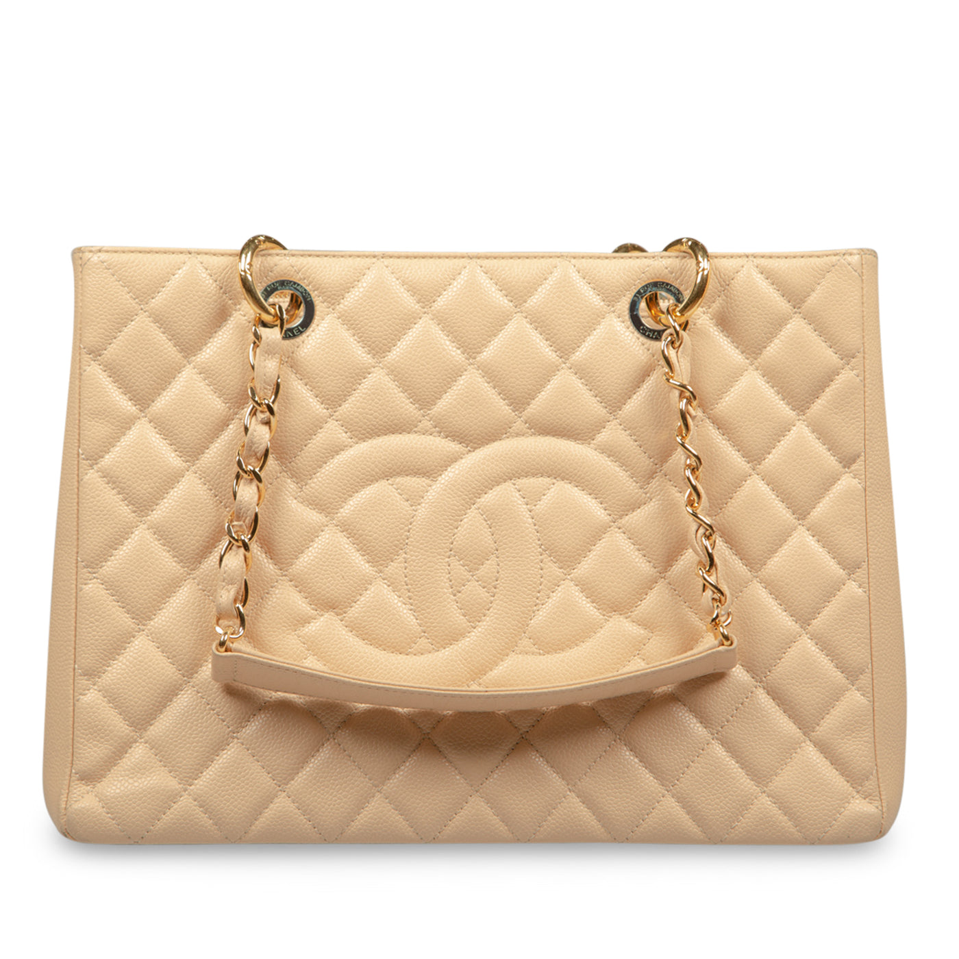 Chanel Timeless Caviar Gold Tote Bag Caviar