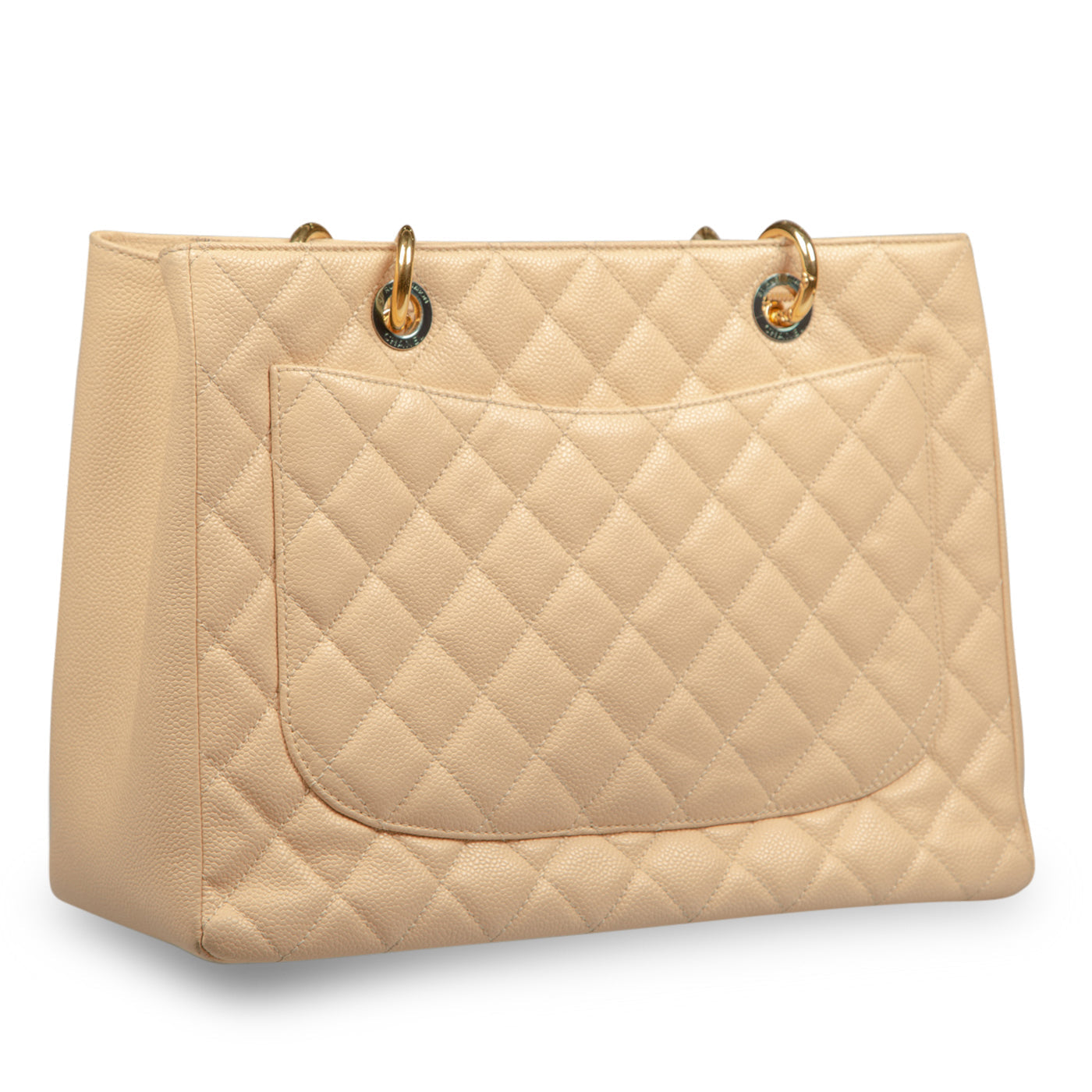 Chanel Timeless Caviar Gold Tote Bag Caviar