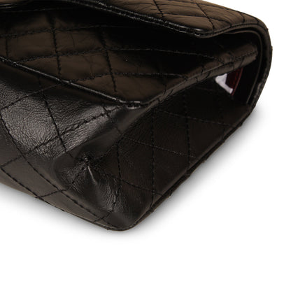Chanel Classic Flap Calfskin Black Shoulder Bag Style 11