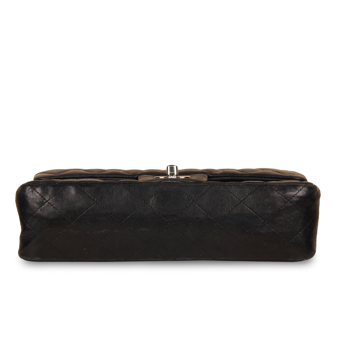 Chanel Classic Flap Lambskin Black Shoulder Bag Style 259
