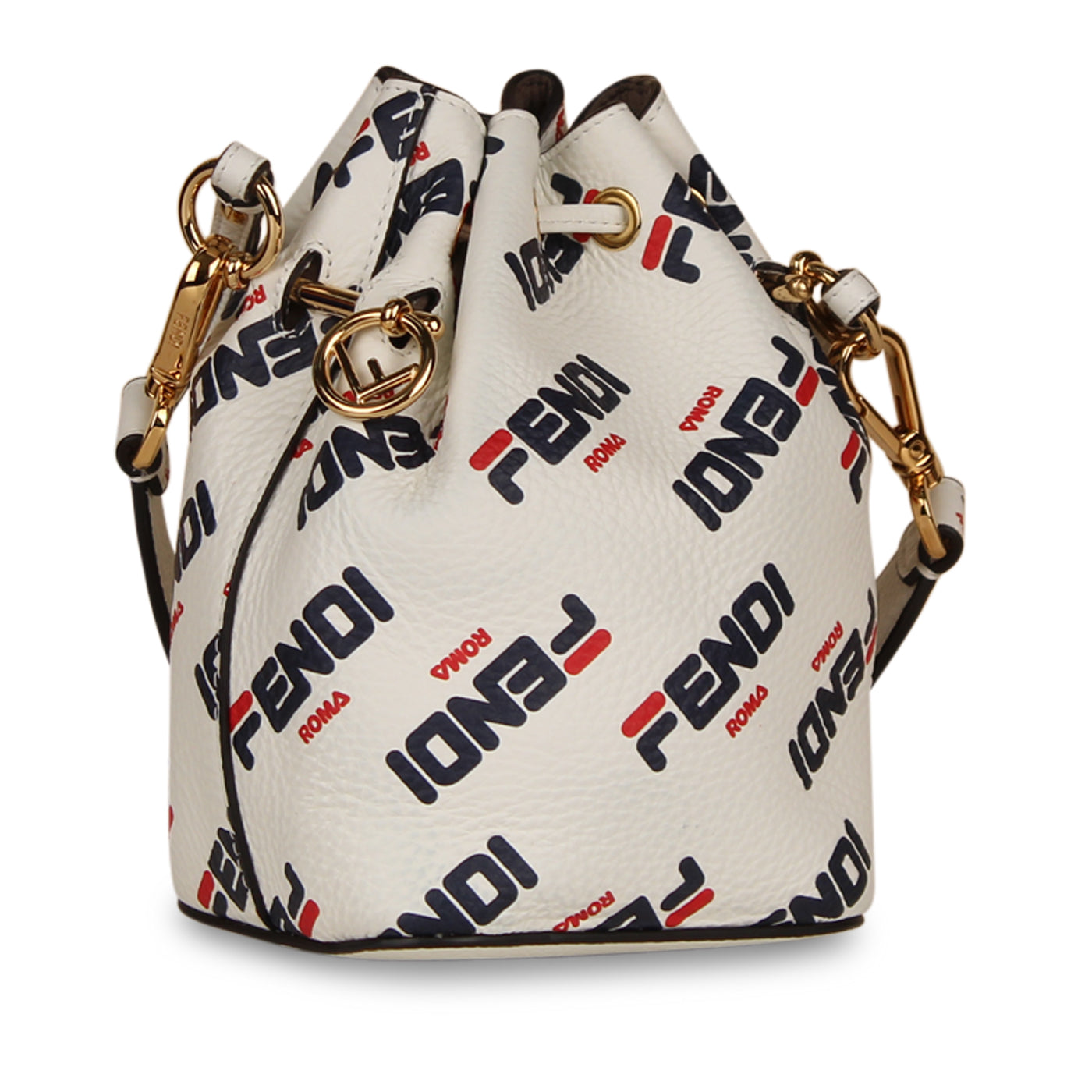 Fendi Fendigraphy Calfskin Red Shoulder Bag