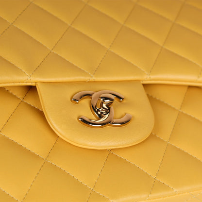 Chanel Classic Flap Lambskin Brown Shoulder Bag
