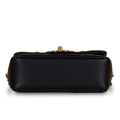 Chanel Classic Flap Caviar Black Shoulder Bag Style 3