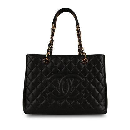 Chanel Timeless Caviar Black Tote Bag Style 19