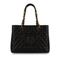 Chanel Timeless Caviar Black Tote Bag Style 19