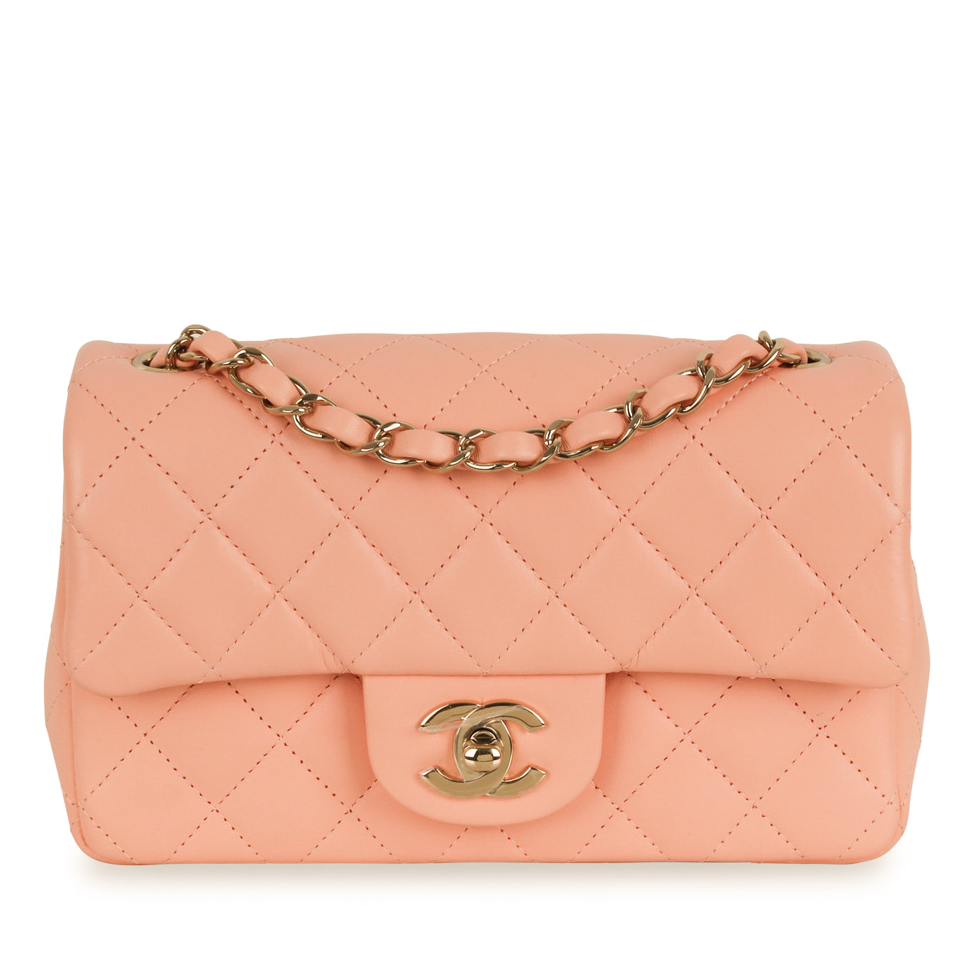 Chanel Classic Flap Lambskin Black Shoulder Bag Style 173