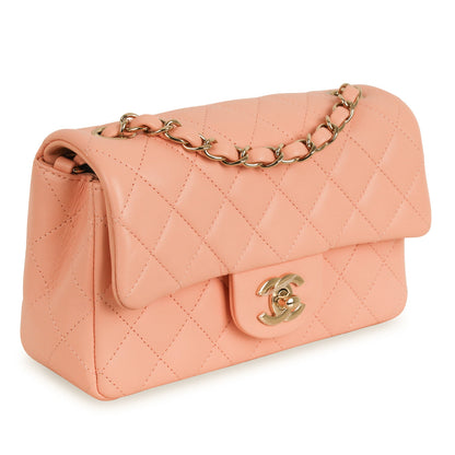 Chanel Classic Flap Lambskin Black Shoulder Bag Style 173