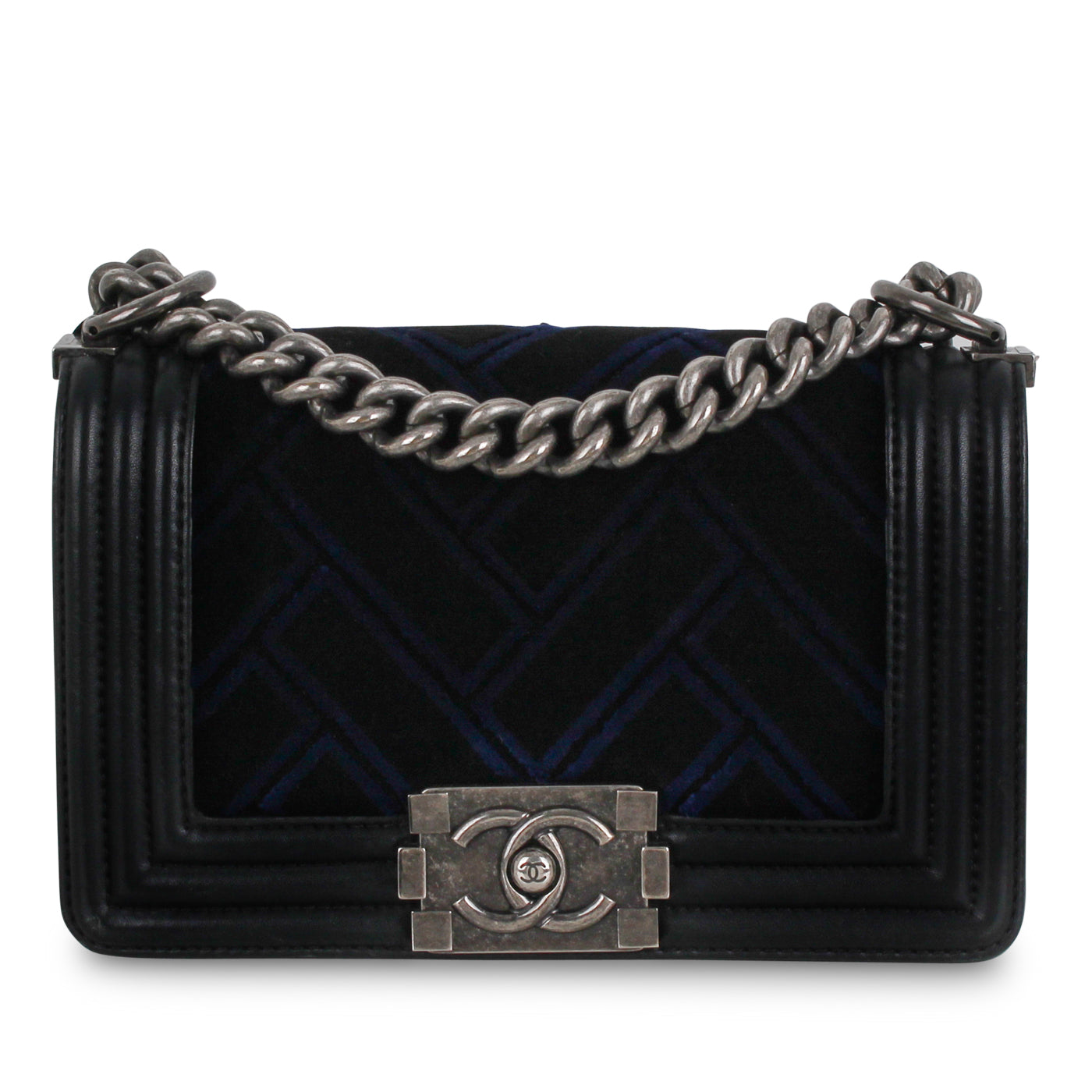 Chanel Boy Bag Caviar Black Shoulder Bag Style 19
