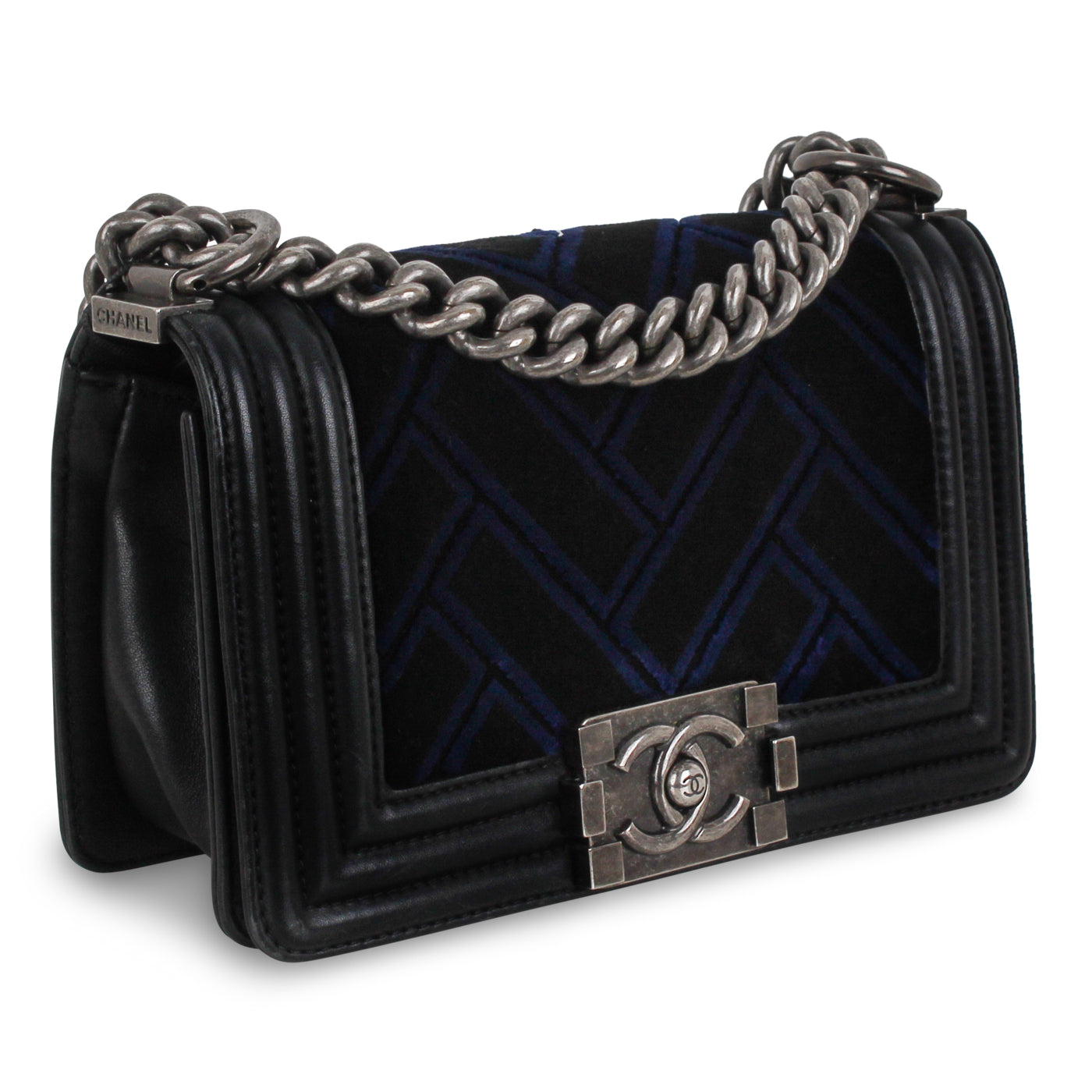 Chanel Boy Bag Caviar Black Shoulder Bag Style 19