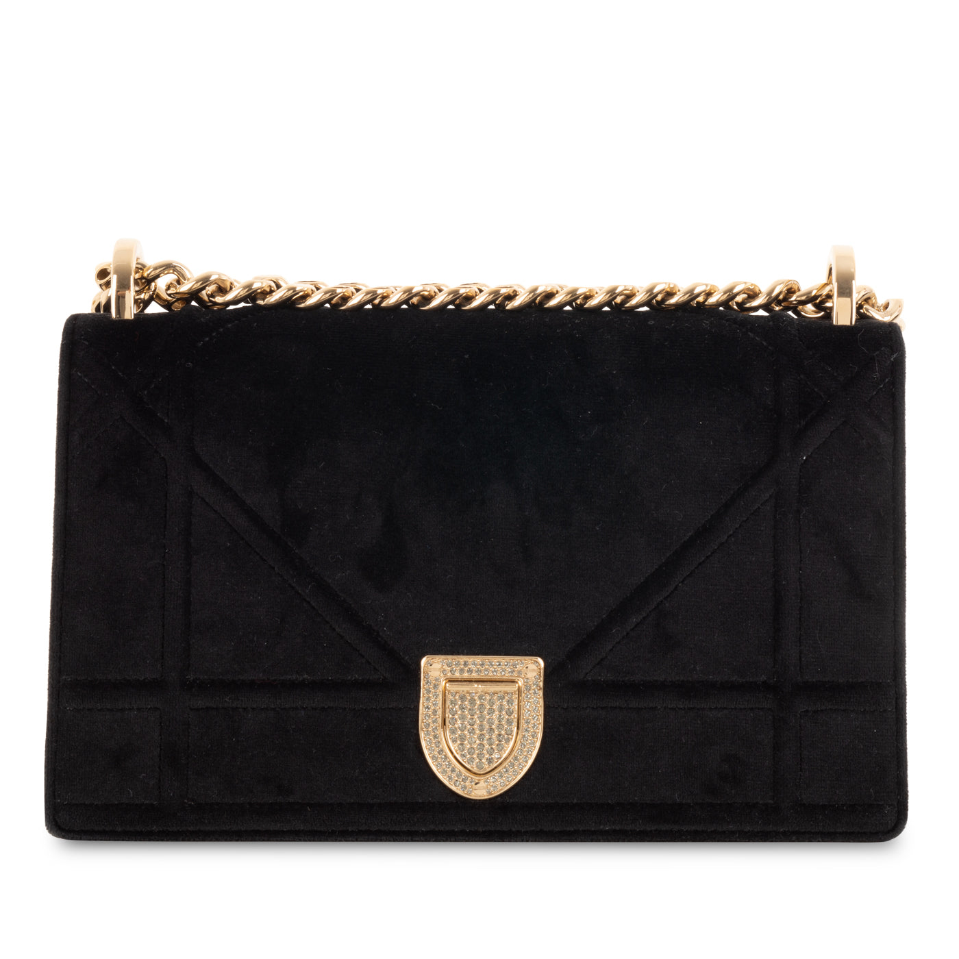 Dior Chain Leather Tote Bag