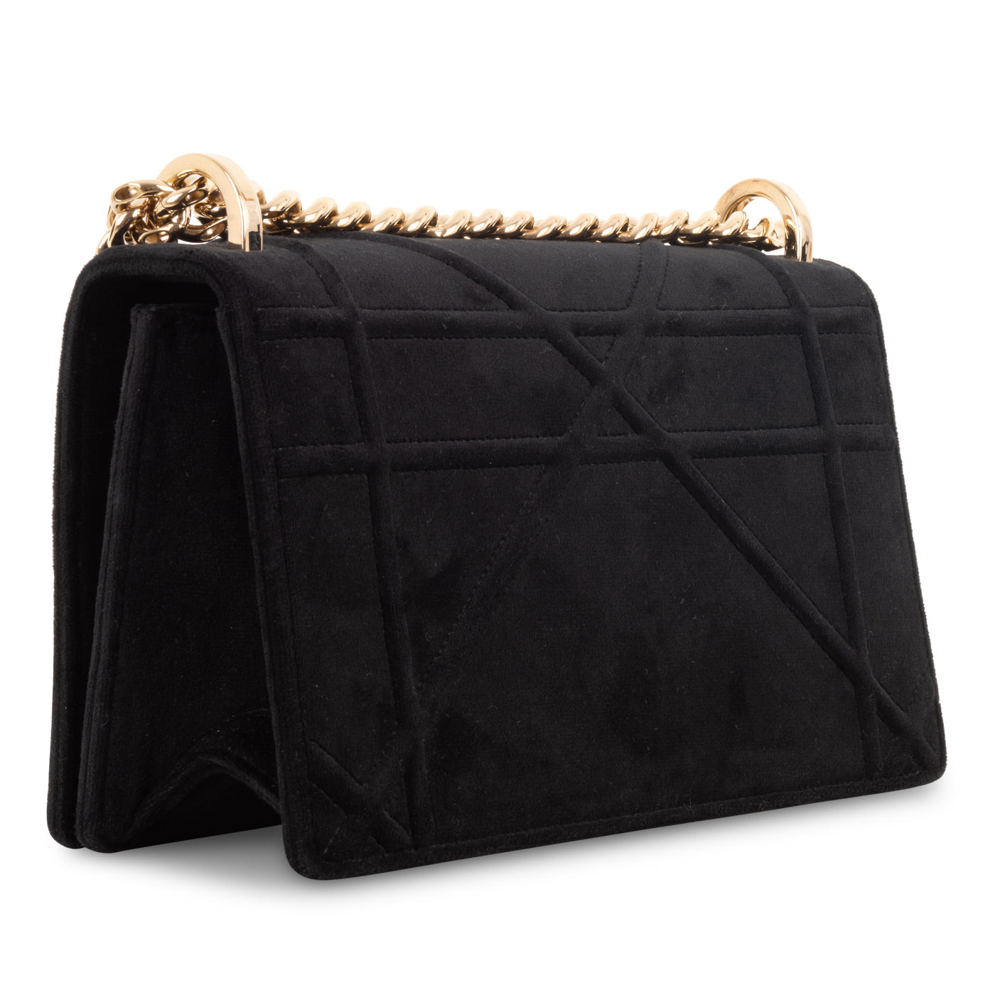 Dior Chain Leather Tote Bag