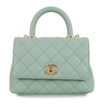 Chanel Coco Handle Caviar Gold Shoulder Bag Style 4