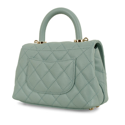 Chanel Coco Handle Caviar Gold Shoulder Bag Style 4