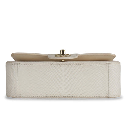 Chanel Classic Flap Leather Gold Shoulder Bag Style 8