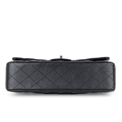 Chanel Classic Flap Lambskin Black Shoulder Bag Style 116