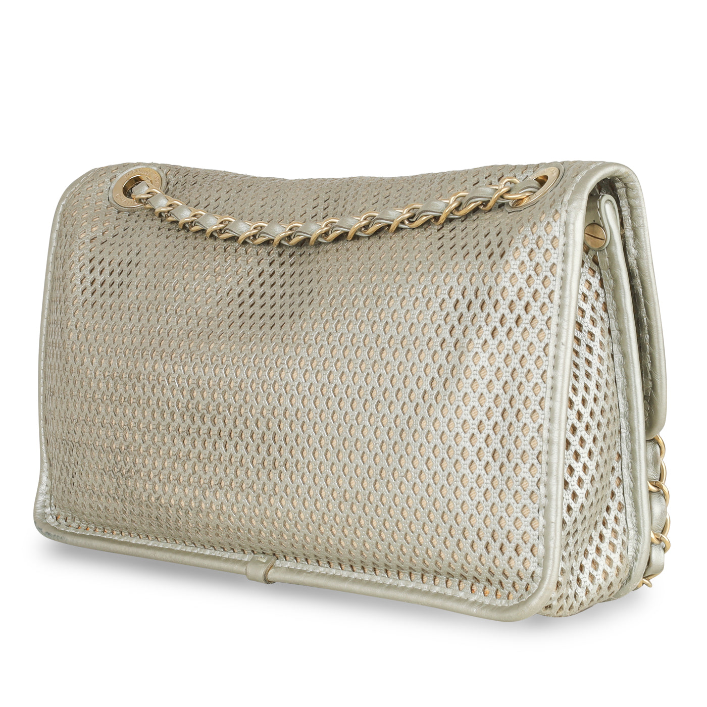 Chanel Timeless Leather Gold Shoulder Bag