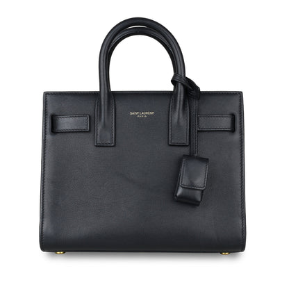 Saint Laurent Sac De Jour Calfskin Black Handbag Style 2