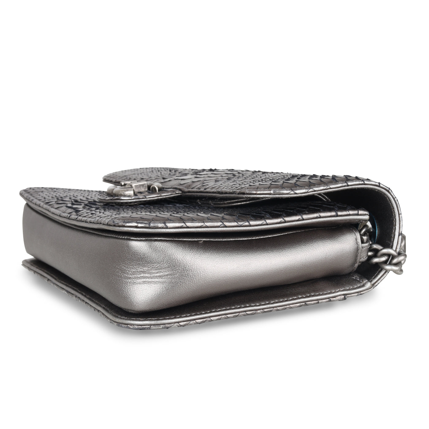 Chanel Python Flap Bag - Metallic