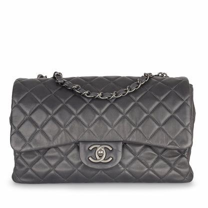 Chanel Jumbo Seasonal Flap Bag - Grey
