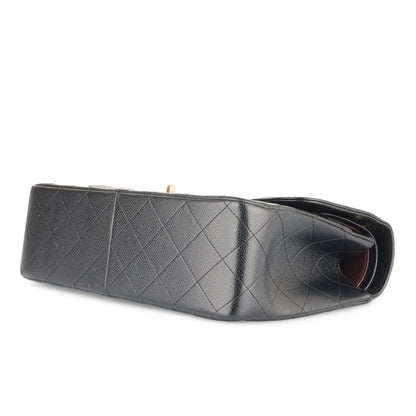 Chanel Classic Flap Caviar Black Shoulder Bag Style 17