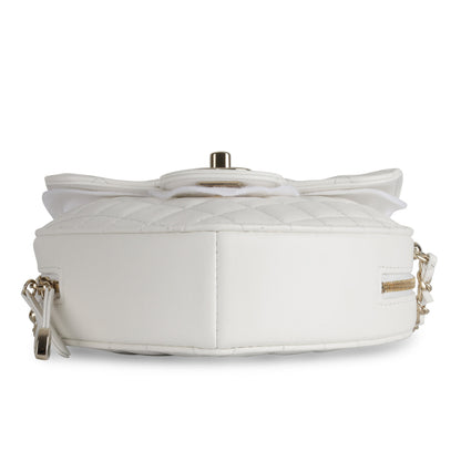 Chanel Large Heart Bag - White