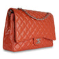 Chanel Classic Flap Caviar Silver Shoulder Bag Style 9