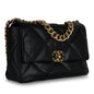 Chanel Chanel 19 Lambskin Black Shoulder Bag Style 21