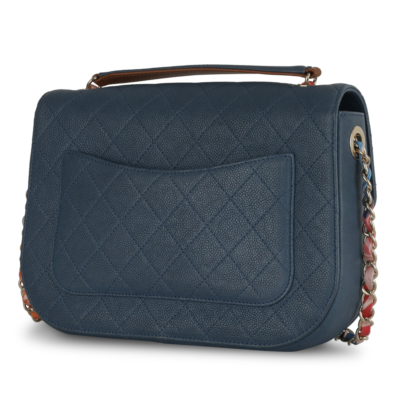 Chanel Classic Flap Caviar Gold Shoulder Bag Style 40
