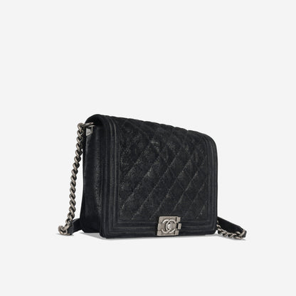 Chanel Classic Flap Quilted Black Shoulder Bag Style 6