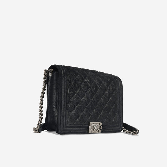 Chanel Classic Flap Quilted Black Shoulder Bag Style 6