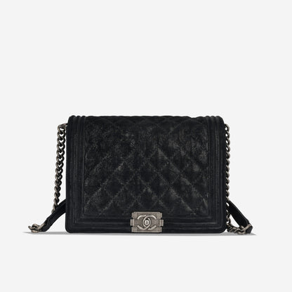 Chanel Classic Flap Quilted Black Shoulder Bag Style 6