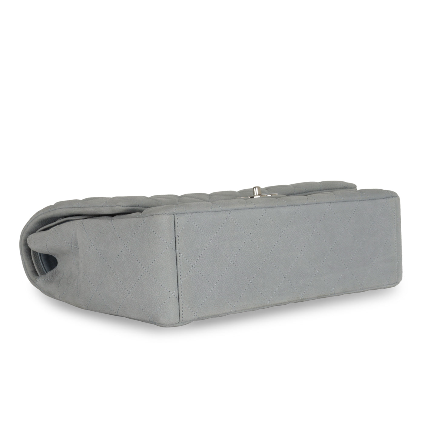 Chanel Classic Flap Caviar Silver Shoulder Bag Style 8