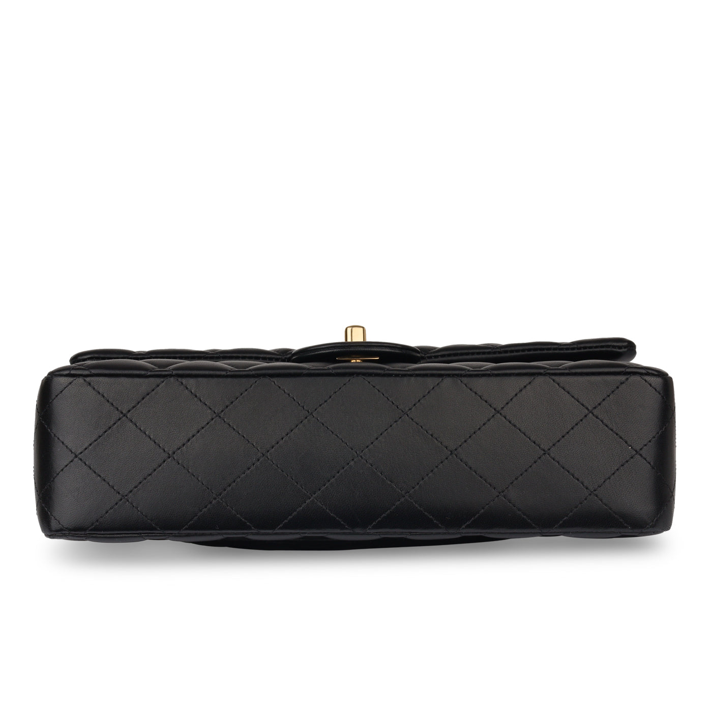 Chanel Classic Flap Lambskin Black Shoulder Bag Style 113