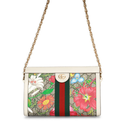 Floral Ophidia Square Shoulder Bag