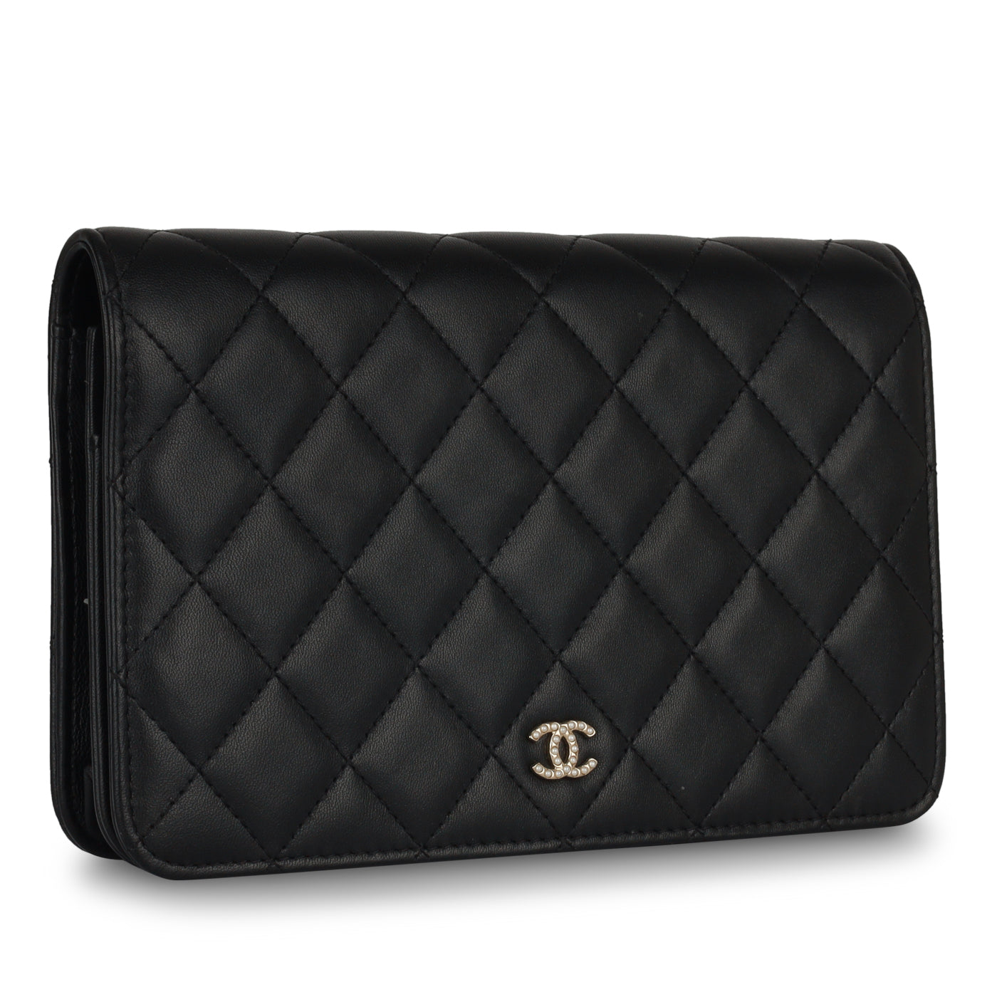 Chanel Classic Flap Lambskin Black Crossbody Style 5