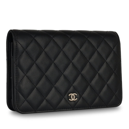 Chanel Classic Flap Lambskin Black Crossbody Style 5