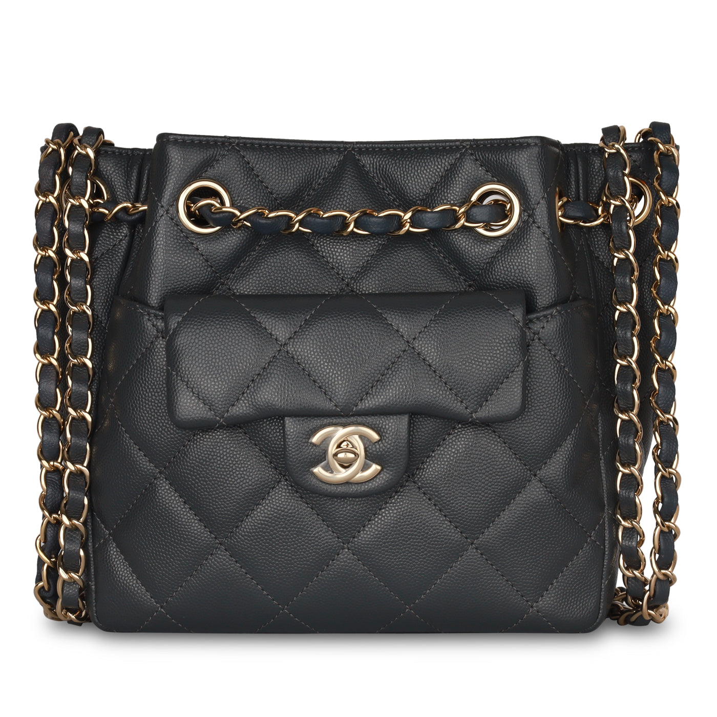 Chanel Gabrielle Caviar Black Shoulder Bag