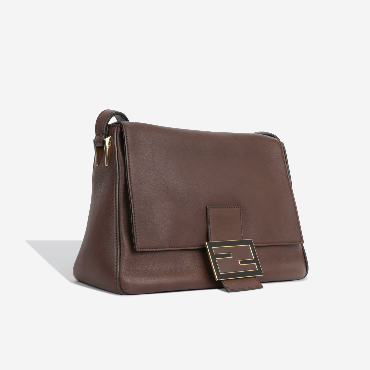 Fendi Baguette Calfskin Black Shoulder Bag