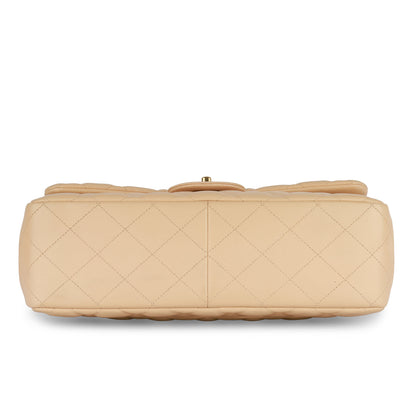 Chanel Classic Flap Lambskin Gold Shoulder Bag Style 13