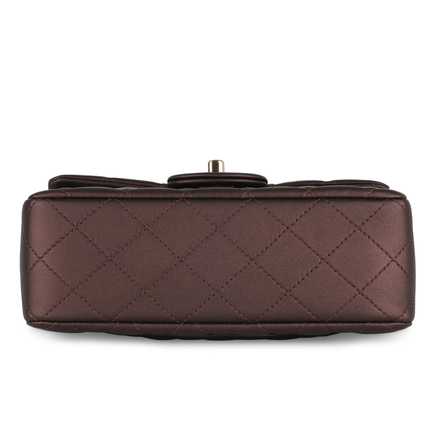 Chanel Classic Flap Lambskin Brown Shoulder Bag Style 6