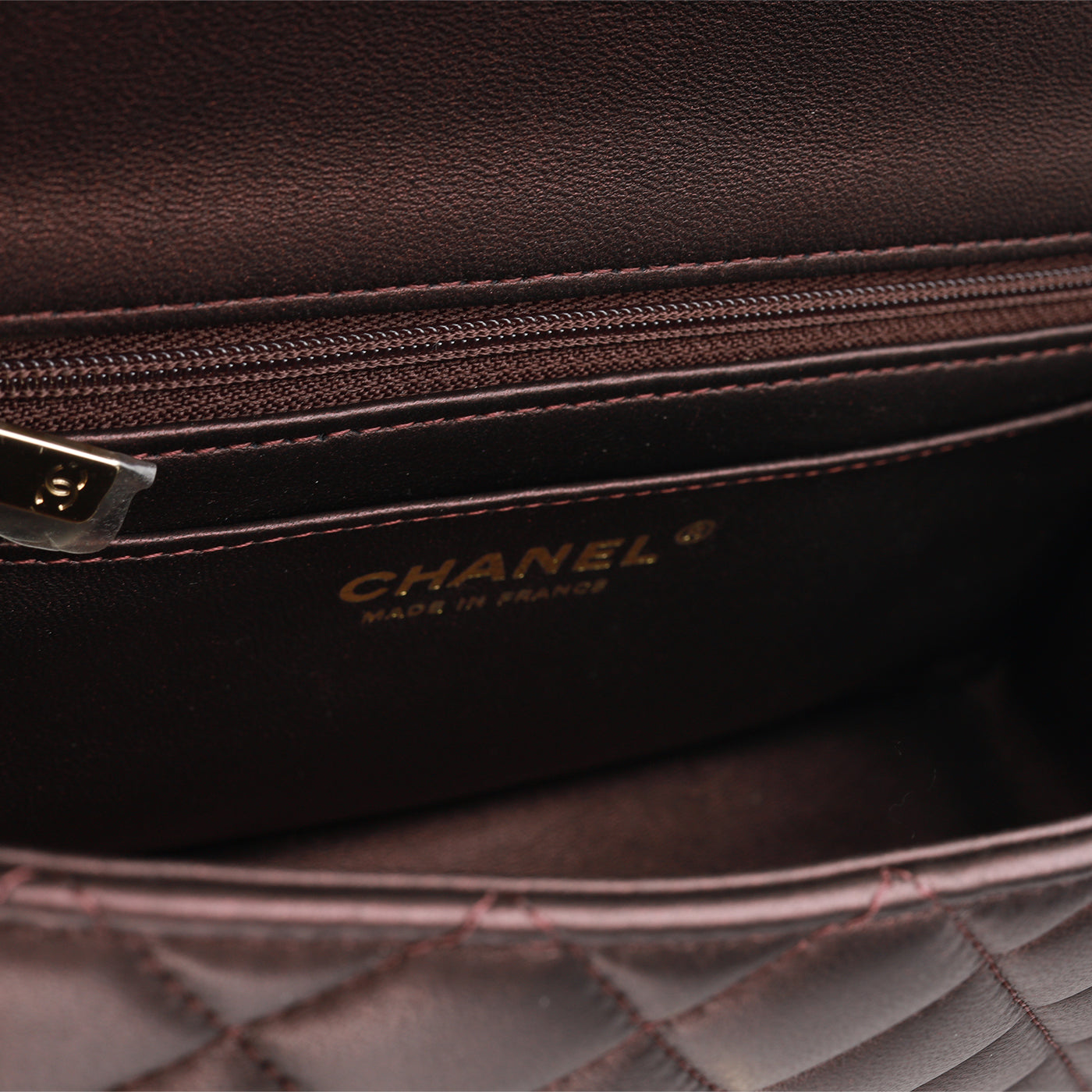 Chanel Classic Flap Lambskin Brown Shoulder Bag Style 6