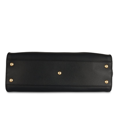 Fendi Peekaboo Leather Red Handbag Style 53