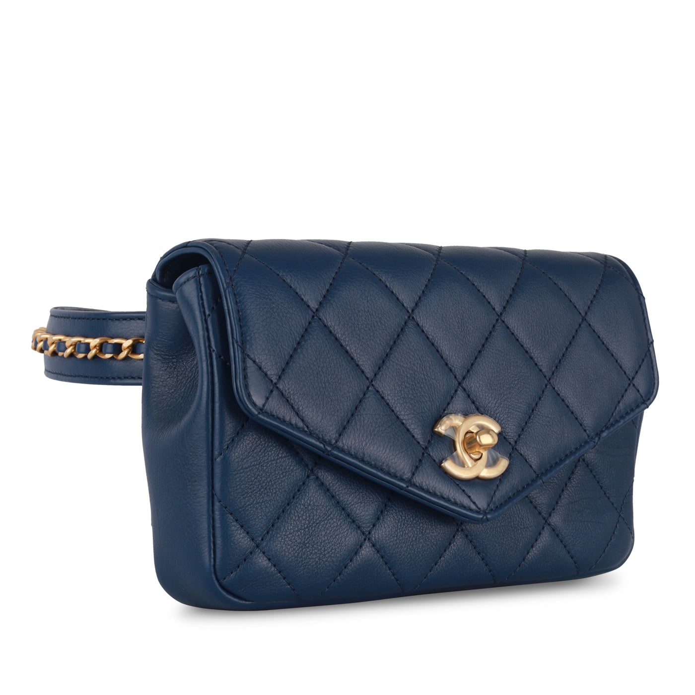 Chanel Luxury Leather Gold Handbag Style 16