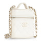 Chanel Vanity Caviar Gold Clutch Style 5