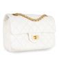 Chanel Classic Flap Calfskin Gold Shoulder Bag Calfskin