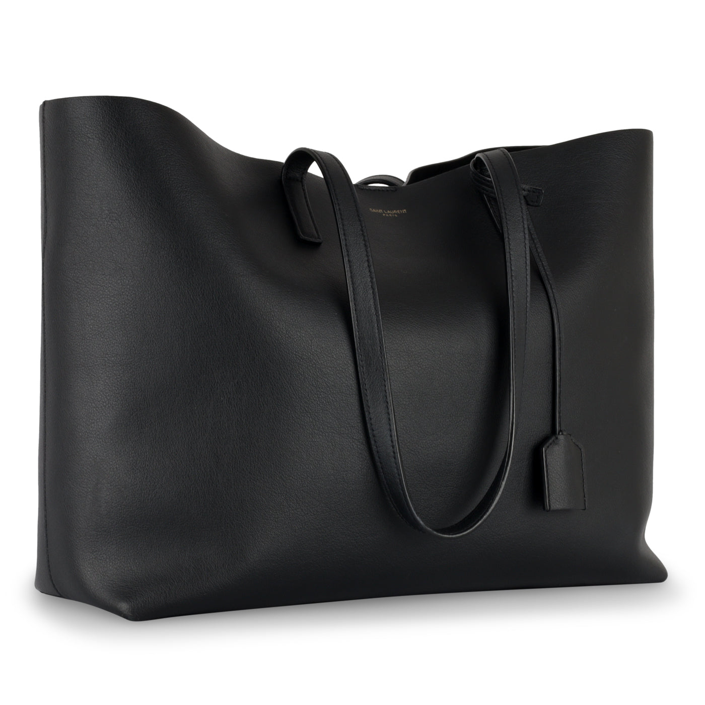 Saint Laurent Leather Black Tote Bag Style 8