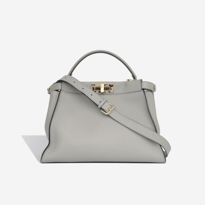 Fendi Peekaboo Leather Red Handbag Style 52
