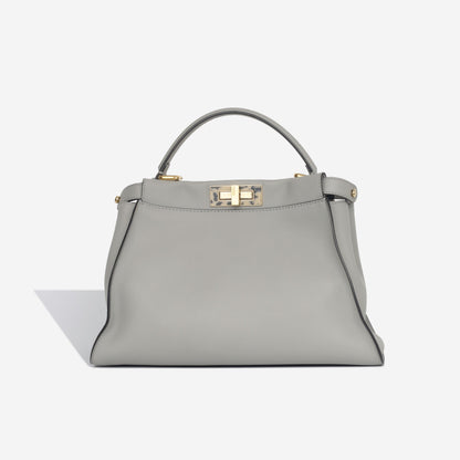 Fendi Peekaboo Leather Red Handbag Style 51