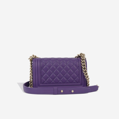 Chanel Boy Bag Lambskin Gold Shoulder Bag Style 9