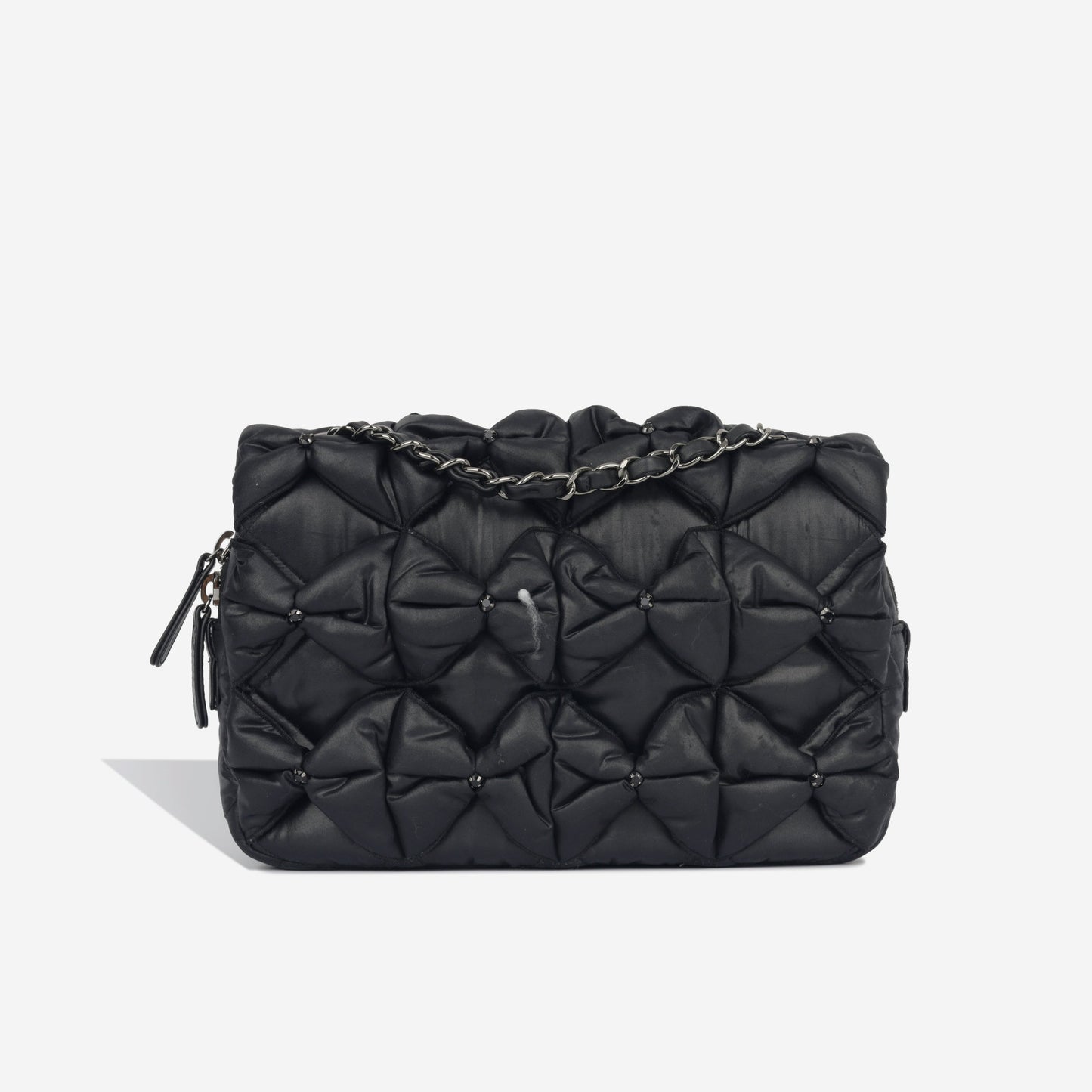 Chanel Seasonal Draped Fabric Flap